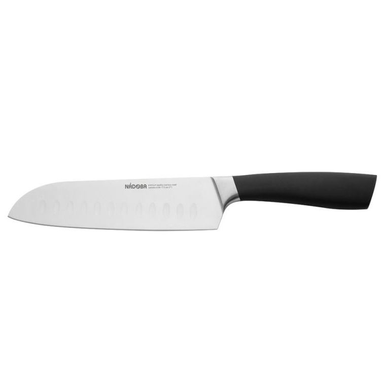 Нож сантоку 17,5 см Nadoba Una нож кухонный nadoba keiko сантоку с отверстиями лезвие 17 5 см
