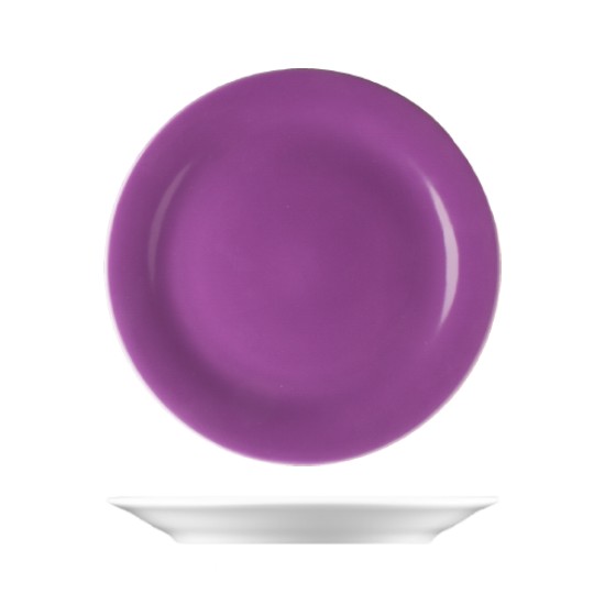 Тарелка 25 см Benedikt Daisy Colors фиолетовый