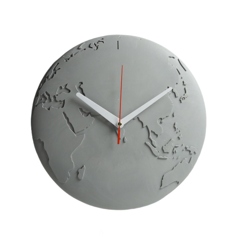Часы настенные Qualy World Wide Waste серый Qualy CKH-QL10400-GY