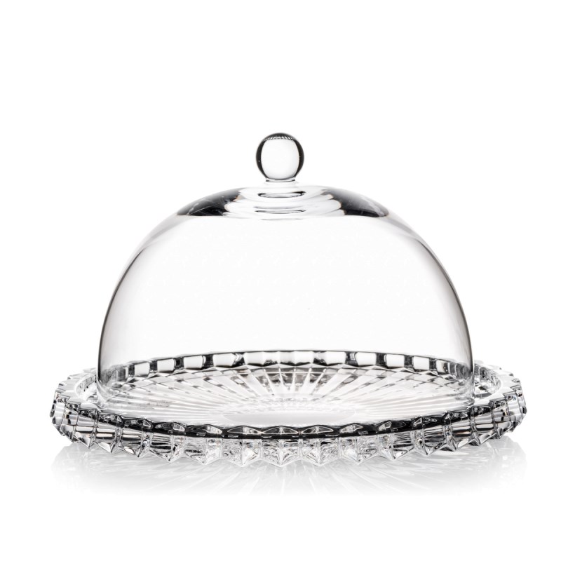 Поднос с крышкой хрустальный Roga?ka 18 см