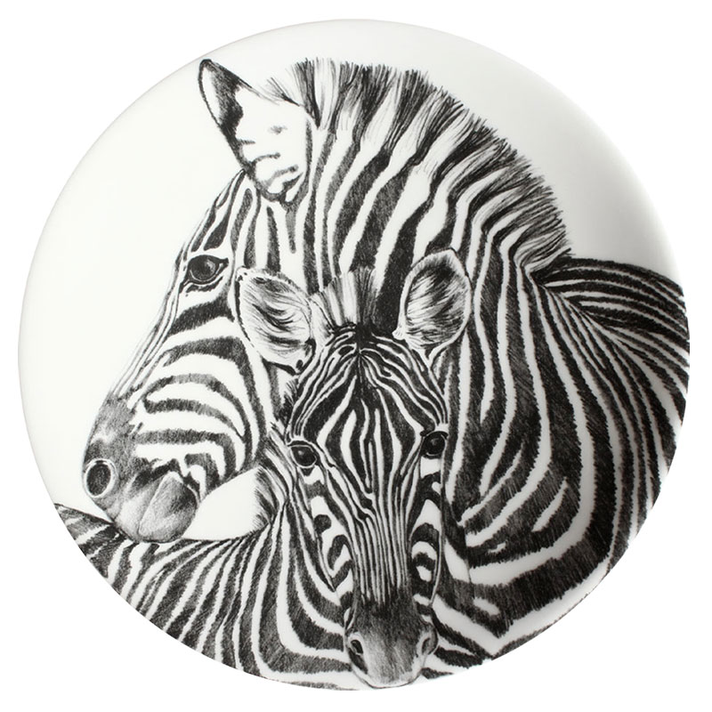Тарелка десертная 22 см Taitu Wild Spirit Zebra кружка с крышкой 450 мл taitu wild spirit zebra