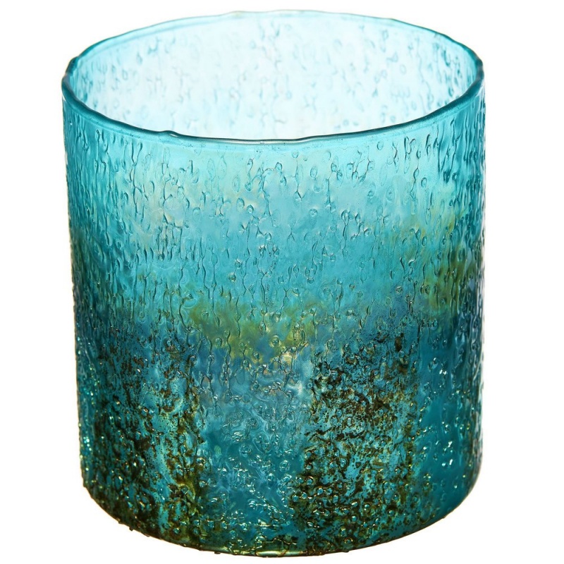 Подсвечник 15 х 16 см Kersten BV Coastal Living голубой декоративный подсвечник из ного стекла 70×70×80 мм зелёный