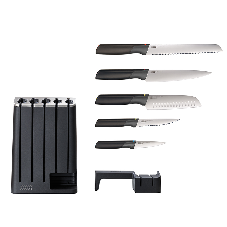 Набор из 5 ножей в подставке с ножеточкой Joseph Joseph Elevate Knives Joseph Joseph CKH-10537 - фото 10