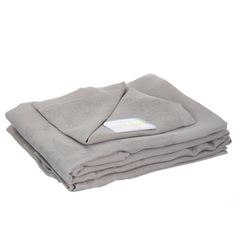 Набор столового текстиля Tabe Pano 7 предметов серый салфетки сервировочные d 35 см джут 9935996
