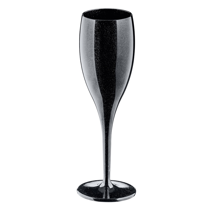 

Набор бокалов для шампанского 4 шт. 100 мл Superglas Cheers no. 1 чёрный