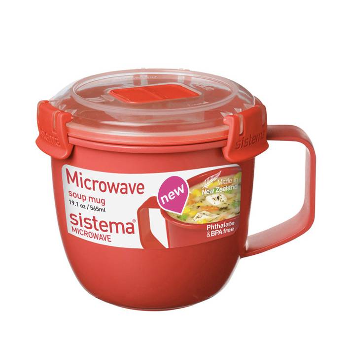 Кружка суповая 565 мл Sistema Microwave Sistema DMH-1142