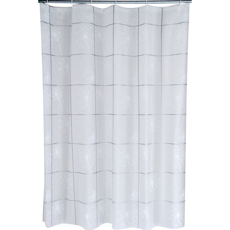 Штора для ванных комнат 180 х 200 см Ridder Moonflower серый штора для ванных комнат 180 х 200 см ridder dots серый серебряный