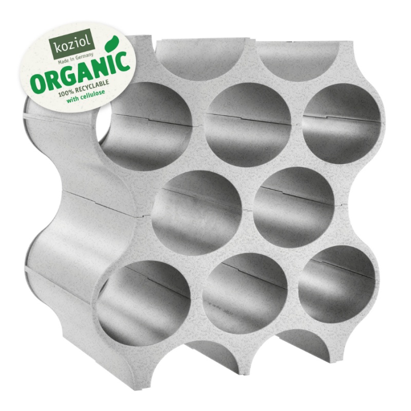

Подставка для бутылок Koziol Set-Up organic серый