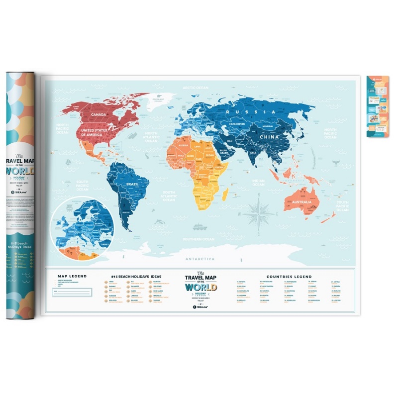 

Карта Travel Map Holiday Lagoon World