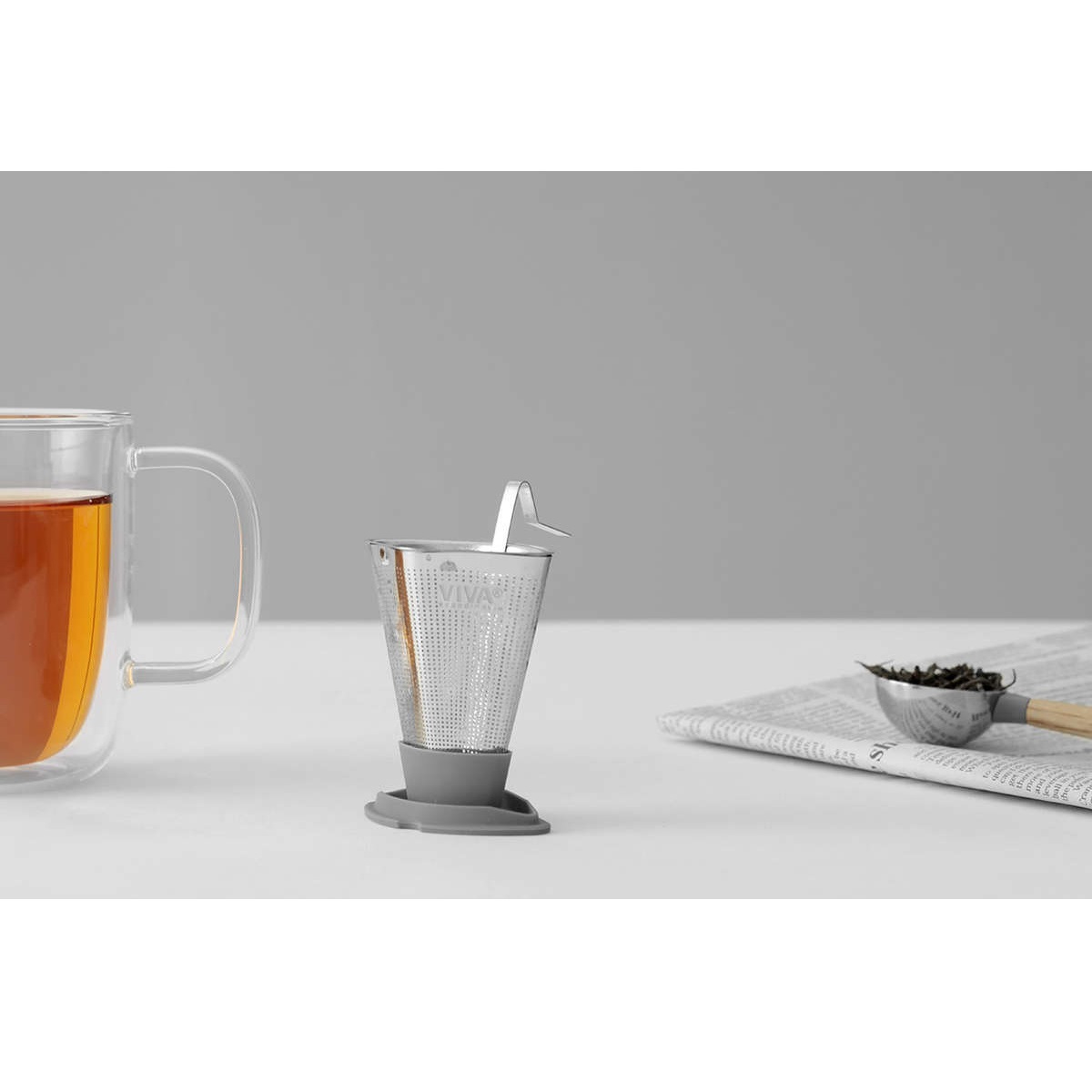 Ситечко для заваривания чая Viva Scandinavia Infusion красное от CookHouse