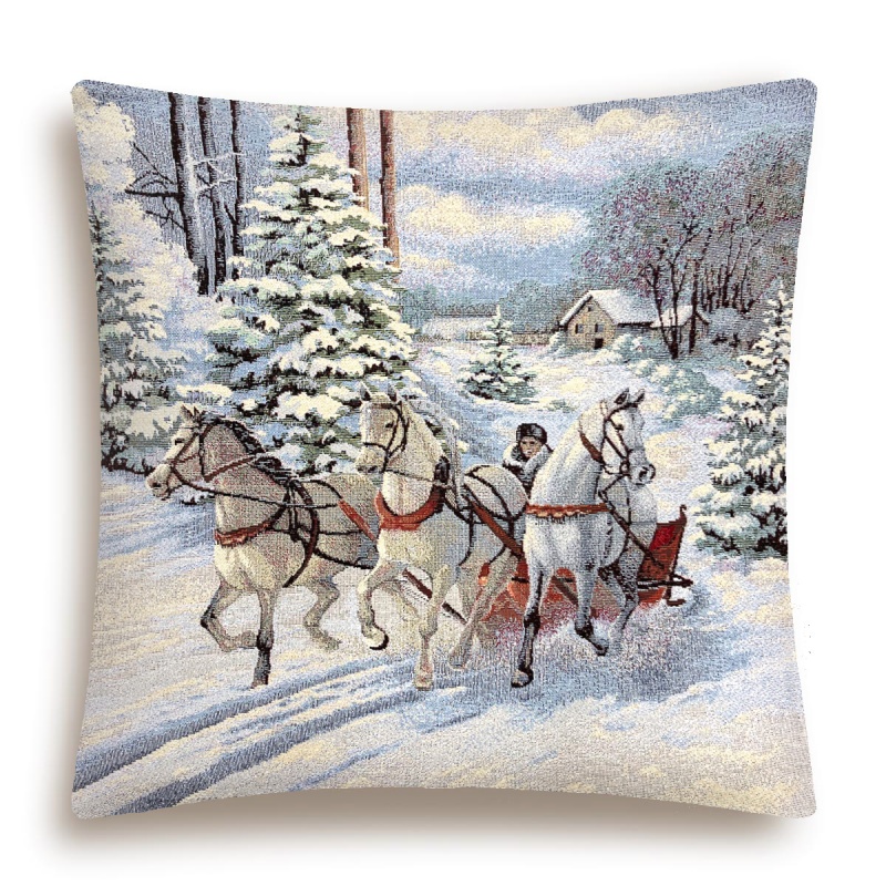 Подушка 45 х 45 см Le Gobelin Тройка голубая 1195₽