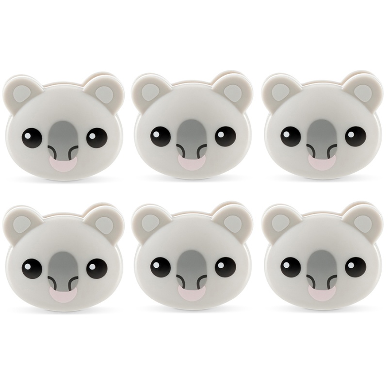 

Набор зажимов для пакетов Kikkerland Koala 6 шт