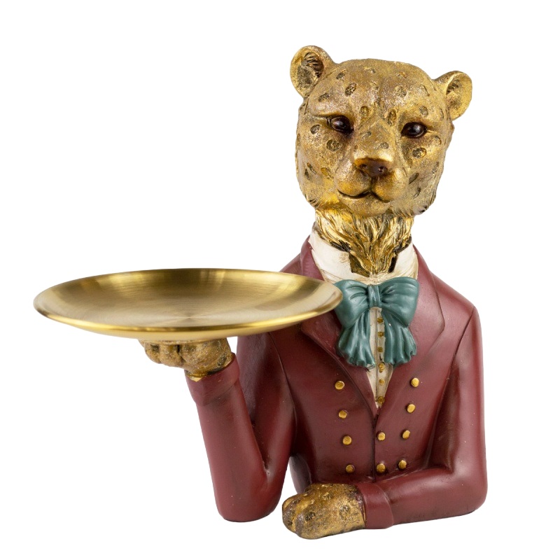 Сувенир Гепард 10 x 48 х 14 см Азалия металл золотой 12103₽