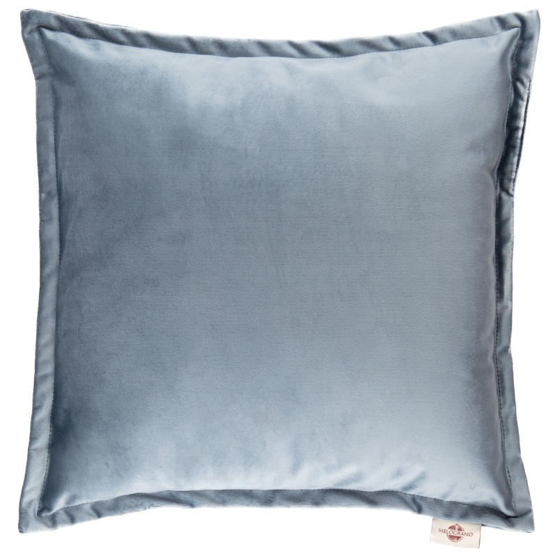 Подушка на стул декоративная 43 х 43 см Melograno серый бархат подушка для шеи дорожная надувная 42 × 27 см серый