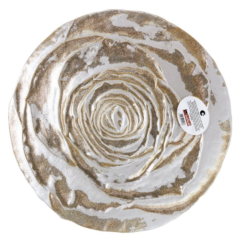 Тарелка декоративная 27,5 см Akcam Rosa crema тарелка подстановочная 32 см akcam ретро grey