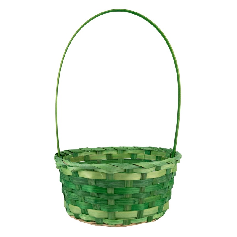Корзина плетеная 24 x 20 x 38 см Азалия зелёная 509₽