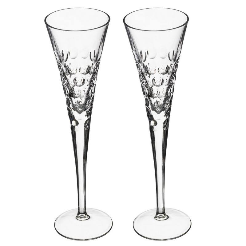 Набор бокалов для шампанского 200 мл RCR Bubble 2 шт ваза 21 см rcr bubble