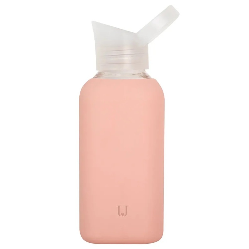 Бутылка для напитков стеклянная 500 мл Jordan&Judy розовый стеклянная шкатулка с крышкой 90×90×110 мм бежевый