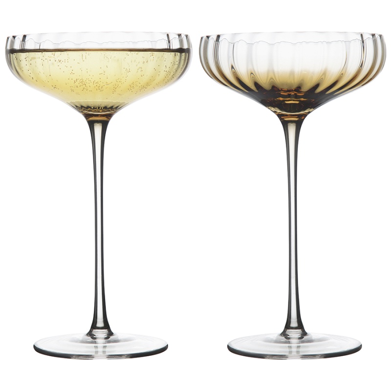 Набор креманок 2шт 255 мл Gemma Agate желтый 2800₽