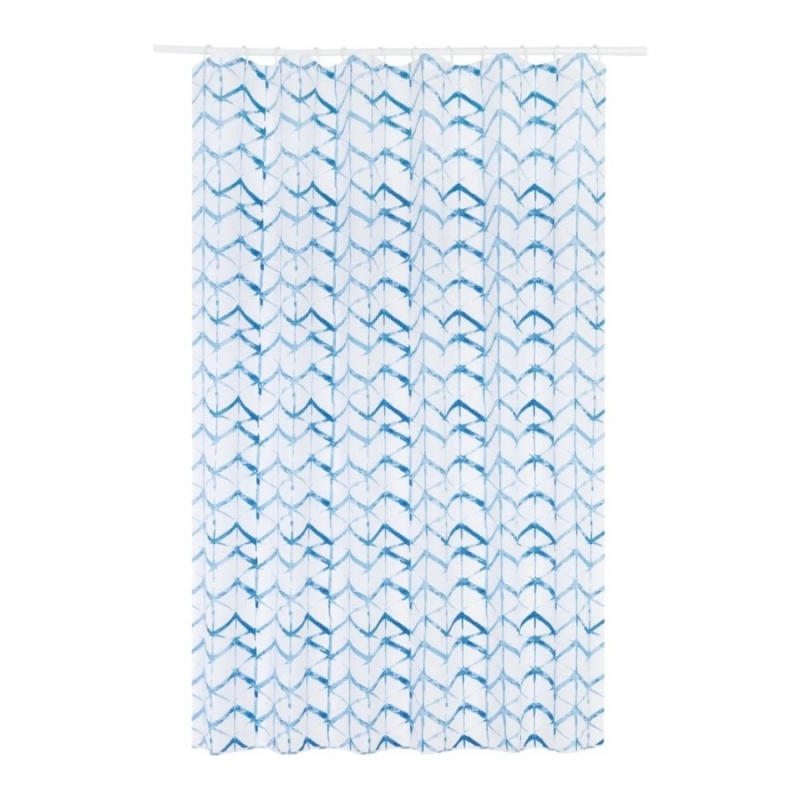 Штора для ванн 180 х 200 см Bacchetta Shibori blu royal