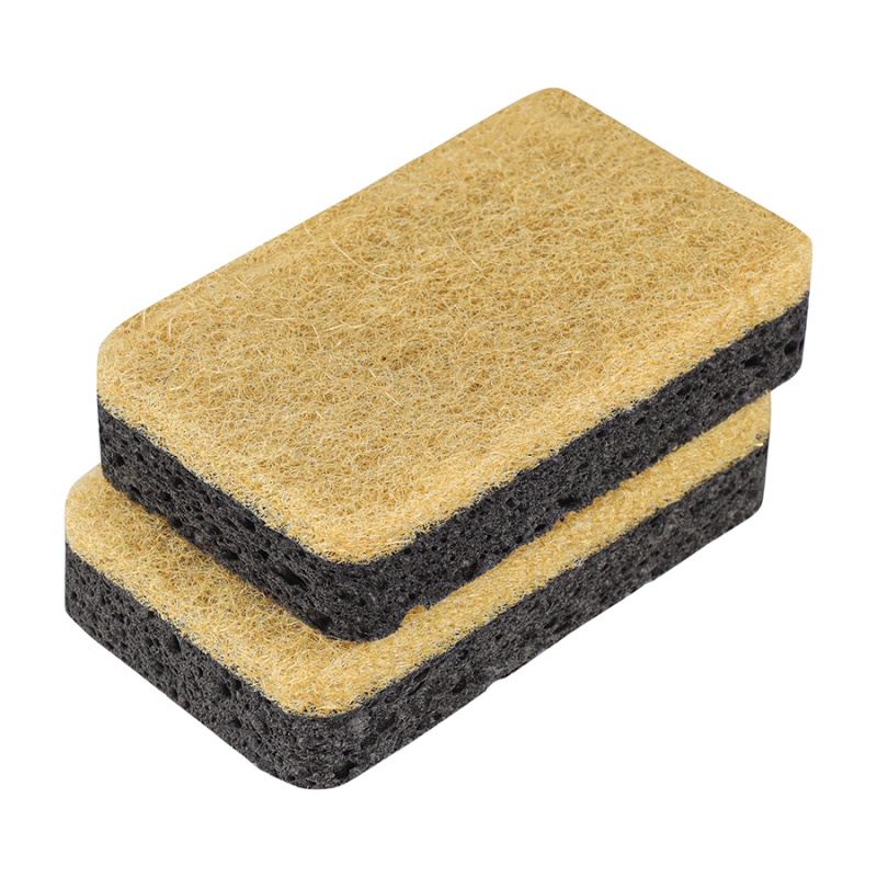 Набор губок для посуды из целлюлозы и кокосового волокна Smart Solutions Eco Sponge чёрный 6 шт 649₽