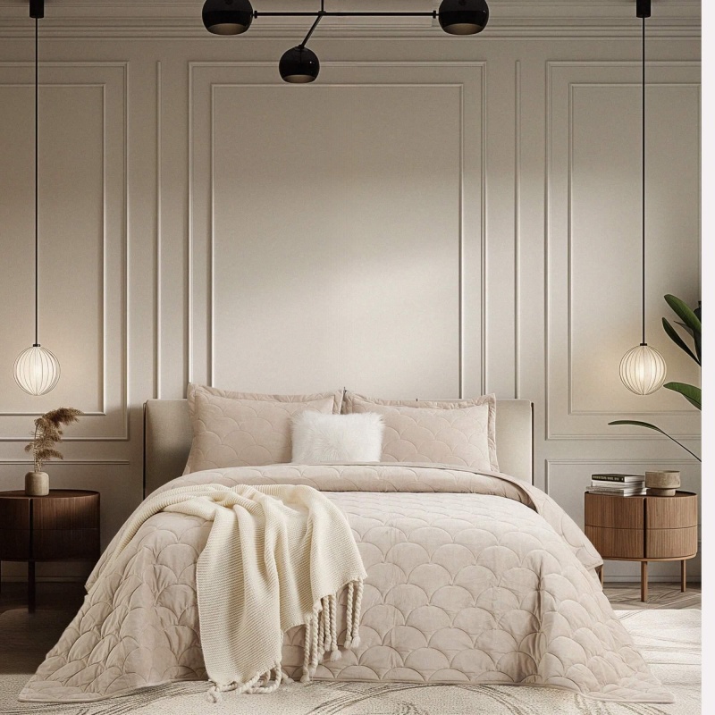 Набор покрывало 160 х 220 и наволочка 50 x 70 см The Eleventh Kingdom Трегарон бежевый