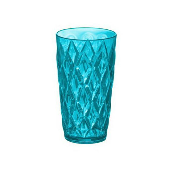 Стакан CRISTAL S Koziol, прозрачный/голубой