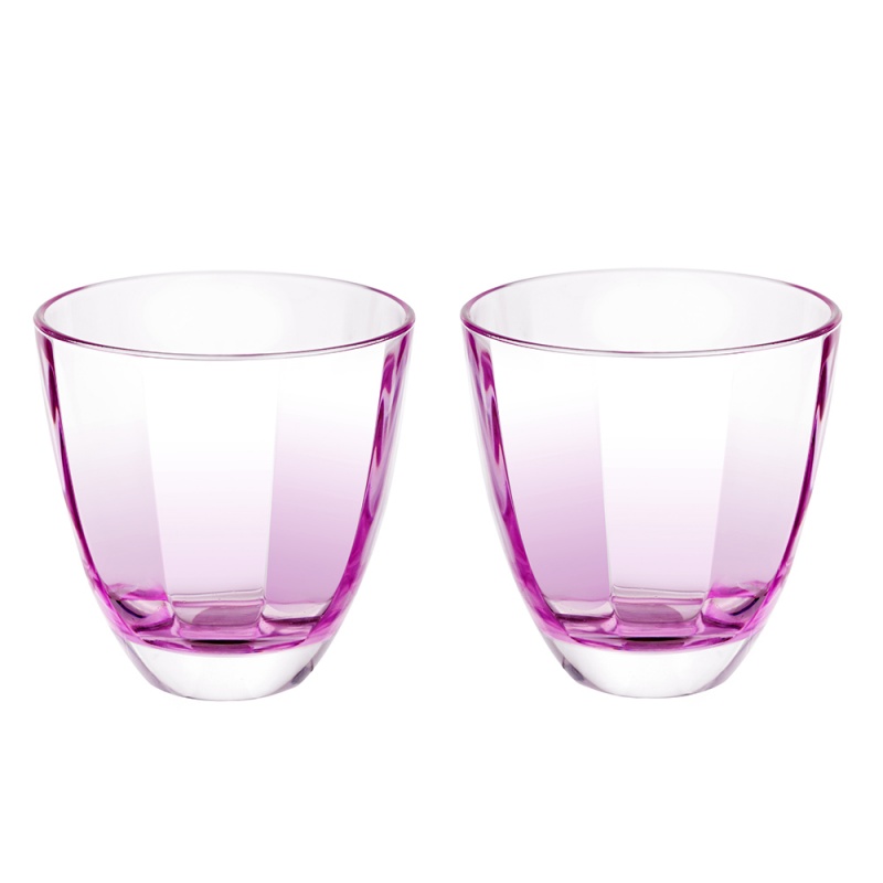 Набор стаканов 360 мл Le Stelle Monalisa 2 шт розовый набор подставок для стаканов деревянные 3 шт зеленые листья 9 5х9 5х0 9 см