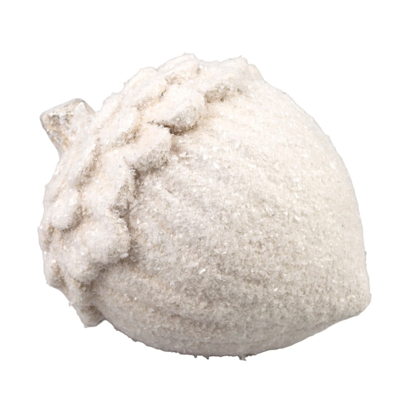 Сувенир 6,5 см Азалия Желудь белый новогодний снег для декора белый полипропилен 80 гр