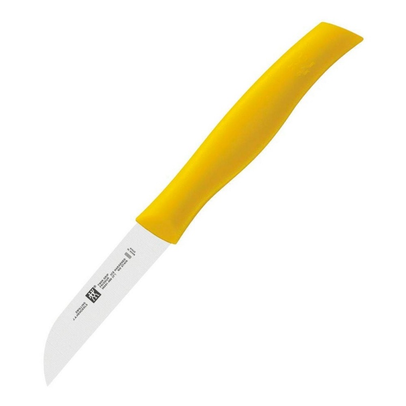 Нож для чистки овощей 8 см Zwilling Twin Grip жёлтый от CookHouse