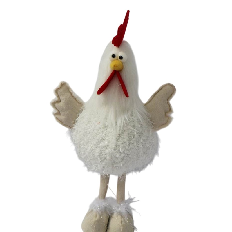 Сувенир 47 х 25 х 20 см Азалия Петух белый