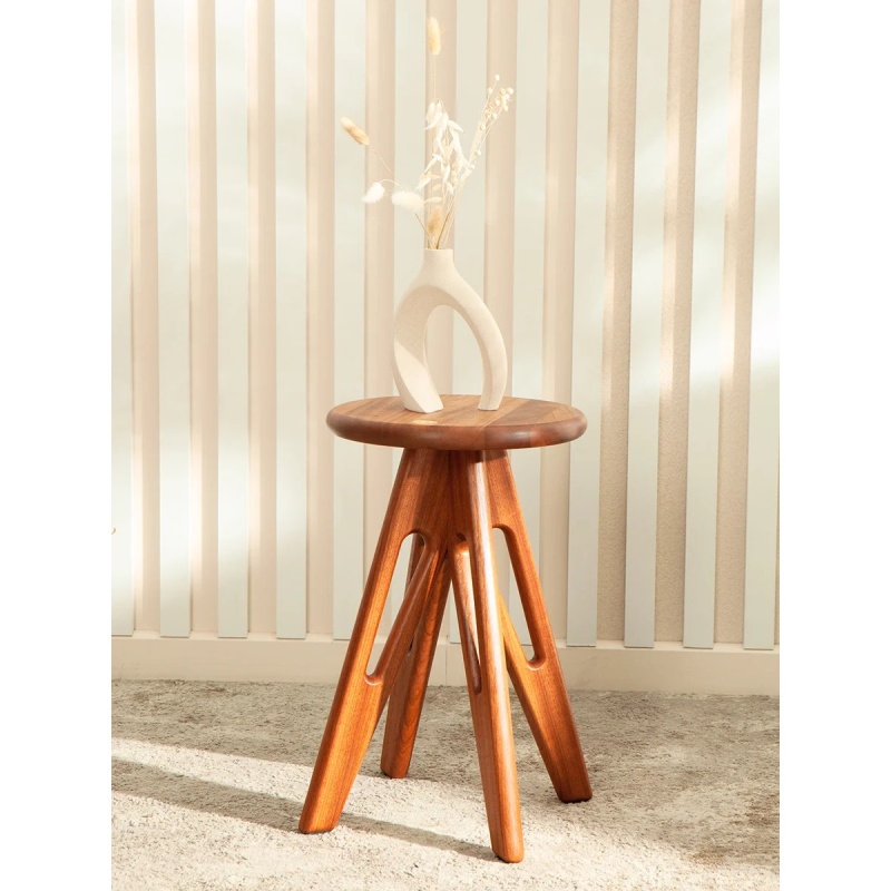 Табурет круглый Platano Оригинальный сапеле 23690₽