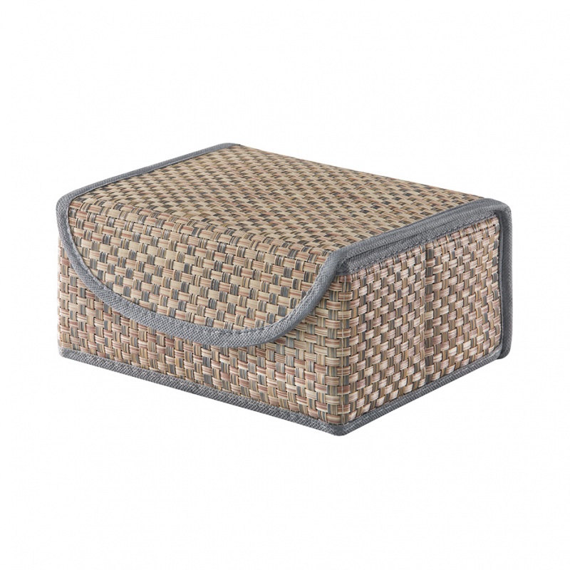 Коробка для хранения с крышкой 23  х 17 см Casy Home бежевый