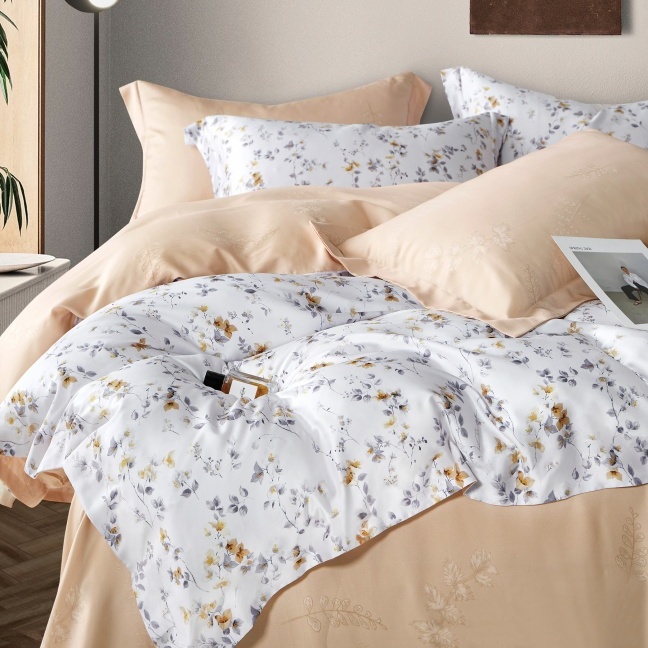 Комплект постельного белья Евро Melograno Tencel Violetta 5007₽