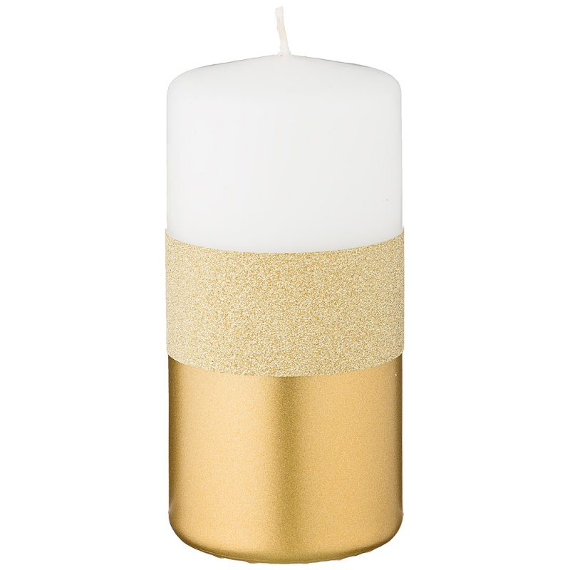 

Свеча классическая 12 см Brilliant Gold Adpal