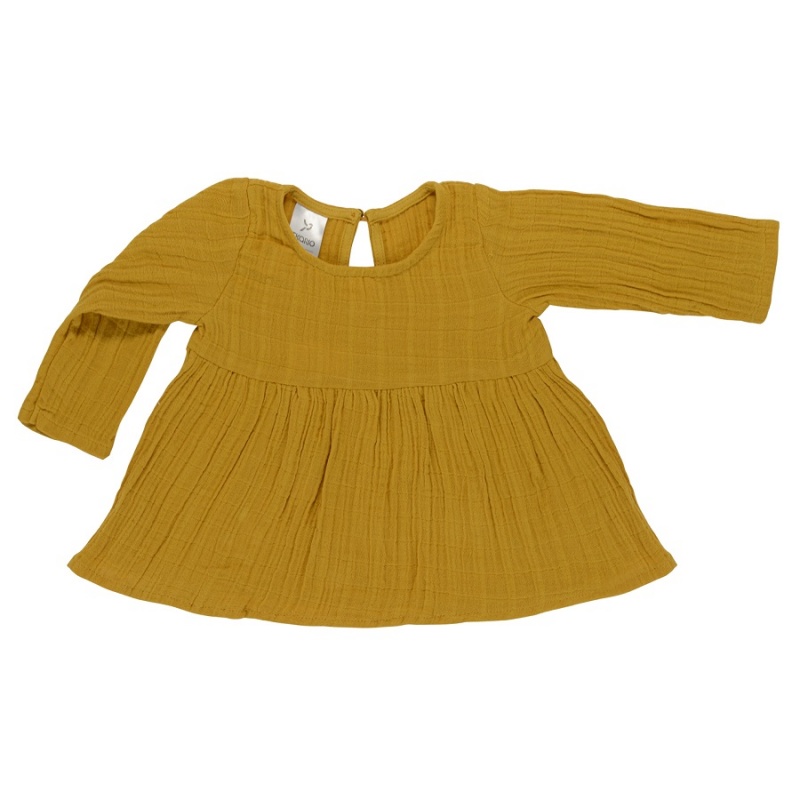 

Платье с длинным рукавом 3-4 Y Tkano Essential горчичный