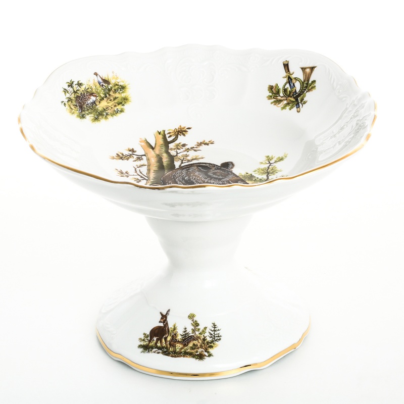 

Ваза для фруктов на ножке 25 см Bernadotte Охота