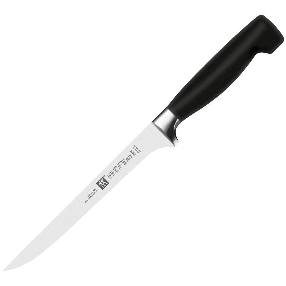 Нож филейный Zwilling Four Star нож поварской 16 см zwilling four star