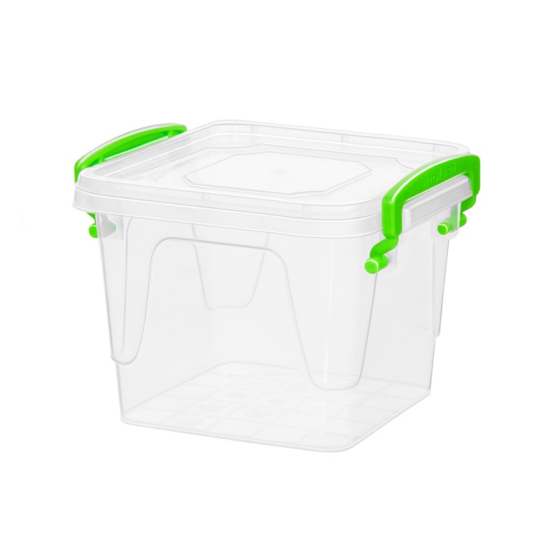 Контейнер квадратный 3,7 л Эльфпласт Fresh Box контейнер для печенья 2 35 л sistema fresh зелёный