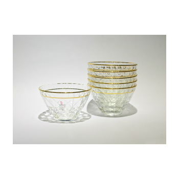 Салатник, золотая полоса CARRE d 14 см