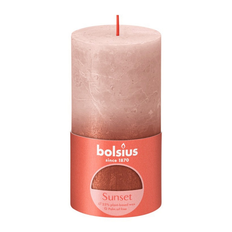 

Свеча 6,8 х 13 см Bolsius Sunset Рустик янтарь