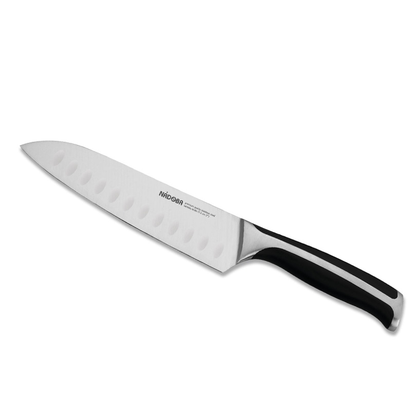 Нож поварской сантоку Nadoba Ursa 17,5 см нож кухонный nadoba keiko сантоку с отверстиями лезвие 17 5 см