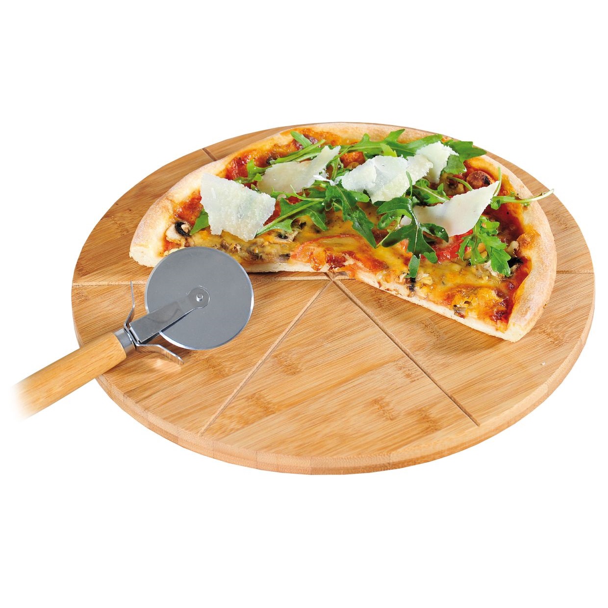 Доска для пиццы с ножом Kesper 32 см от CookHouse