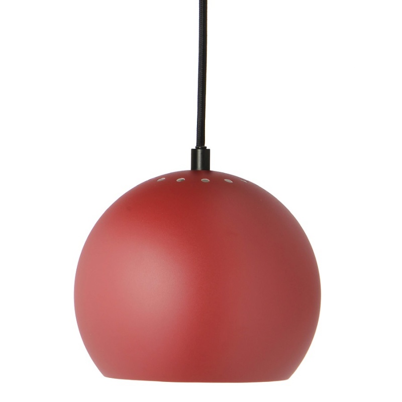 Лампа подвесная Frandsen Ball тёмно-красный матовый Frandsen CKH-111531505001
