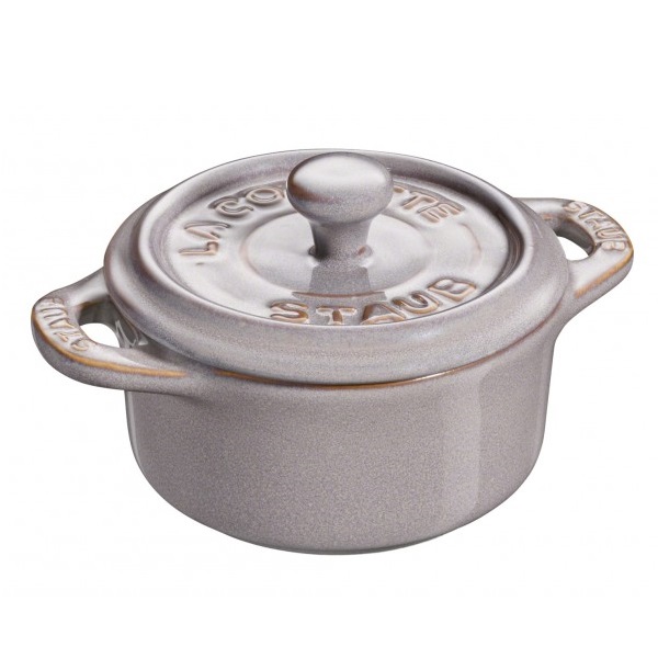 Мини-кокот керамический Staub Ceramique 200 мл серый чугунный кокот для риса staub 1 5 л гранатовый