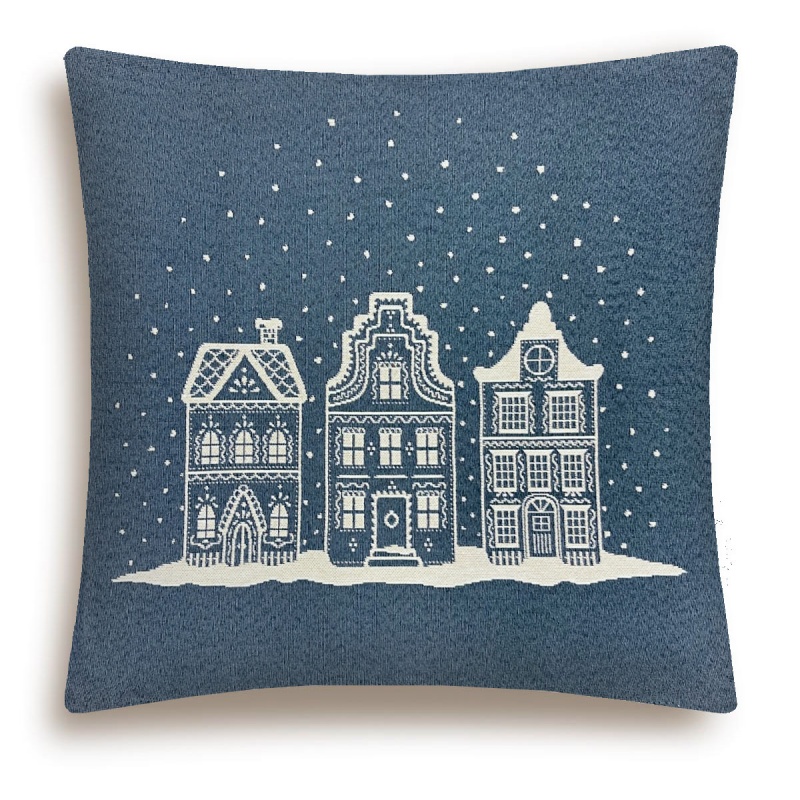 Подушка 45 х 45 см Le Gobelin Нидерланды синяя 1195₽