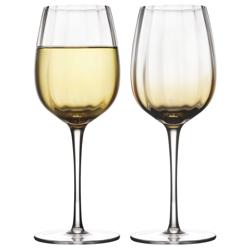 Набор бокалов для вина gemma amber, 360 мл, 2 шт. Liberty Jones DMH-HM-GAR-WGLS-360-2 - фото 1