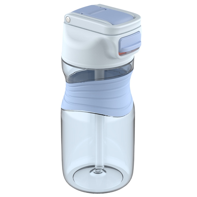 Бутылка для воды 450 мл Smart Solutions Slow sip голубой