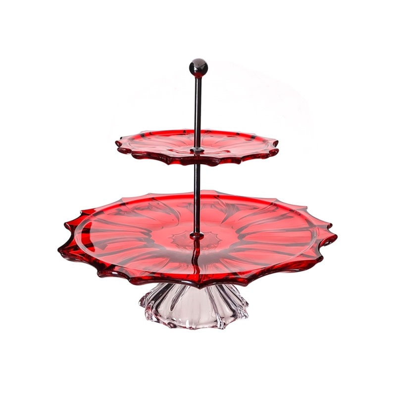 Этажерка 25 см As Crystal Plantica Red