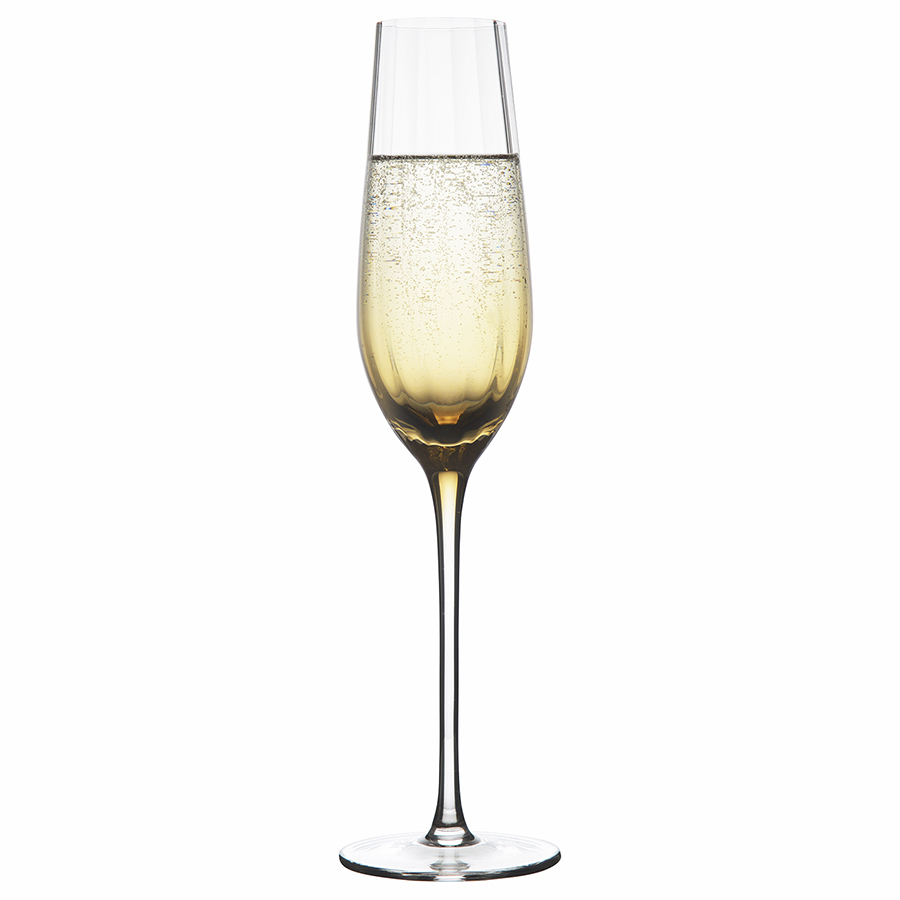 Набор бокалов для шампанского gemma amber, 225 мл, 2 шт. Liberty Jones DMH-HM-GAR-CHGLS-225-2 - фото 3
